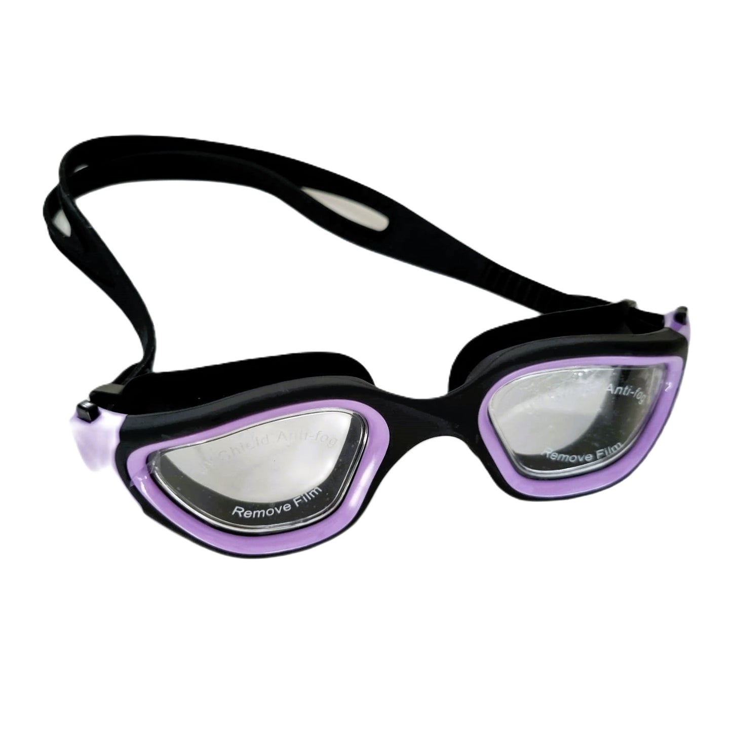 FLOWOLF FH1 Open Water Goggles - Purple/Blk Clear Lens