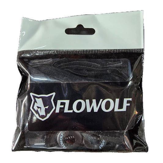 FLOWOLF Fast Flat Elastic Laces - Black