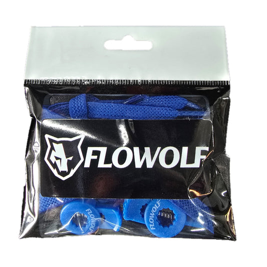 FLOWOLF Fast Flat Elastic Laces - Blue