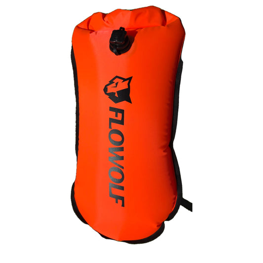 FLOWOLF 28L SAFETY BUOY / TOW FLOAT - FLUO ORANGE