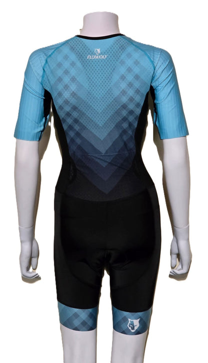 FLOWOLF RACE SHORT SLEEVE TRISUIT WOMAN'S - SKY BLUE