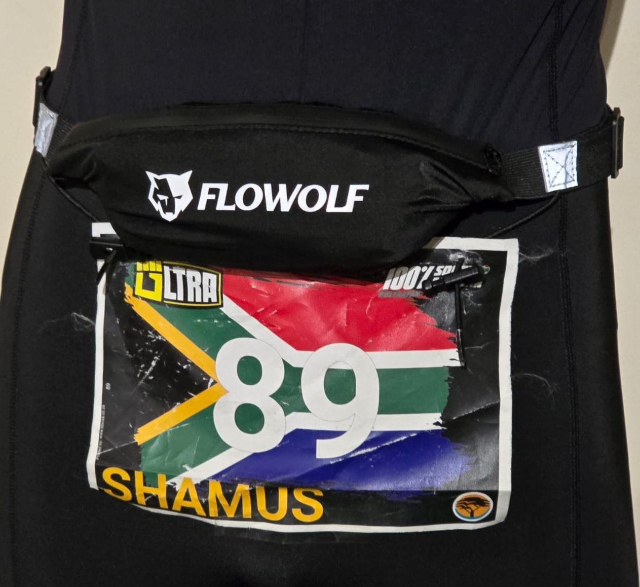 FLOWOLF NUMBER BELT WITH WAIST POUCH