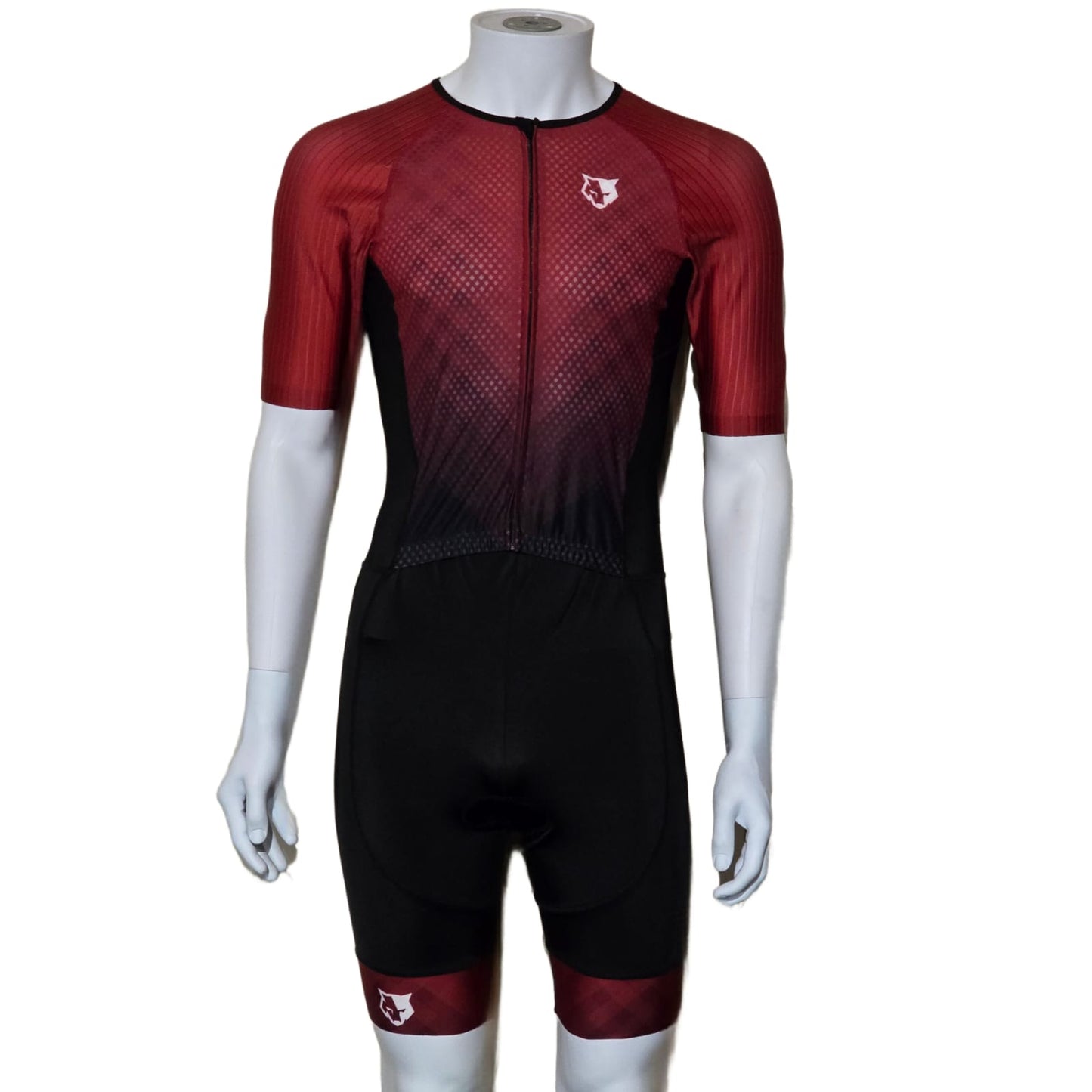 FLOWOLF RACE SHORT SLEEVE TRISUIT MEN'S - BERGUNDY