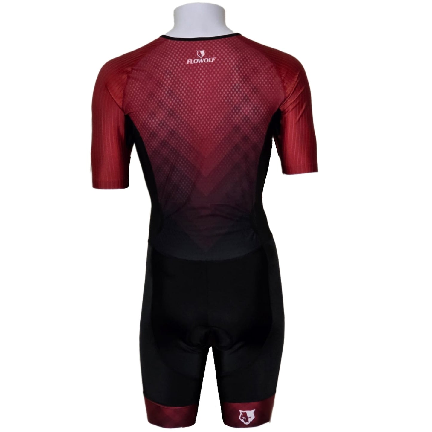 FLOWOLF RACE SHORT SLEEVE TRISUIT MEN'S - BERGUNDY