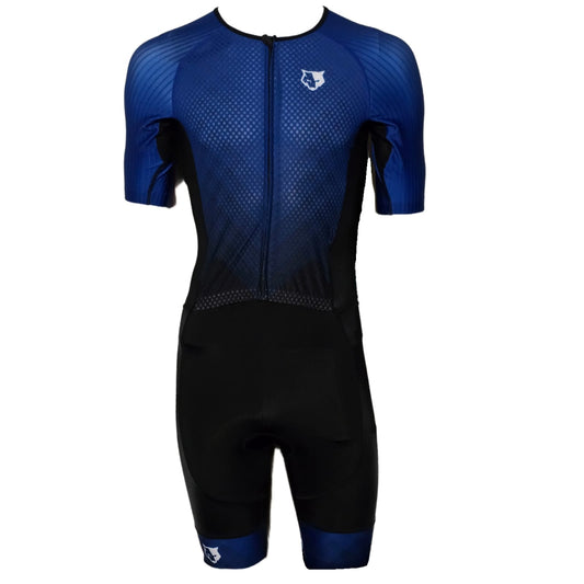 FLOWOLF RACE SHORT SLEEVE TRISUIT MEN'S - DARK BLUE