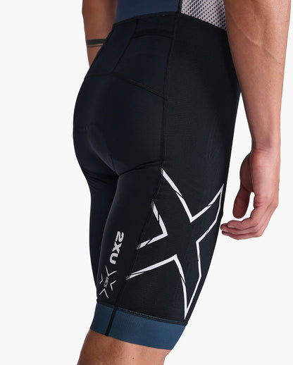 2XU Light Speed Sleeved Trisuit Men's - Midnight White