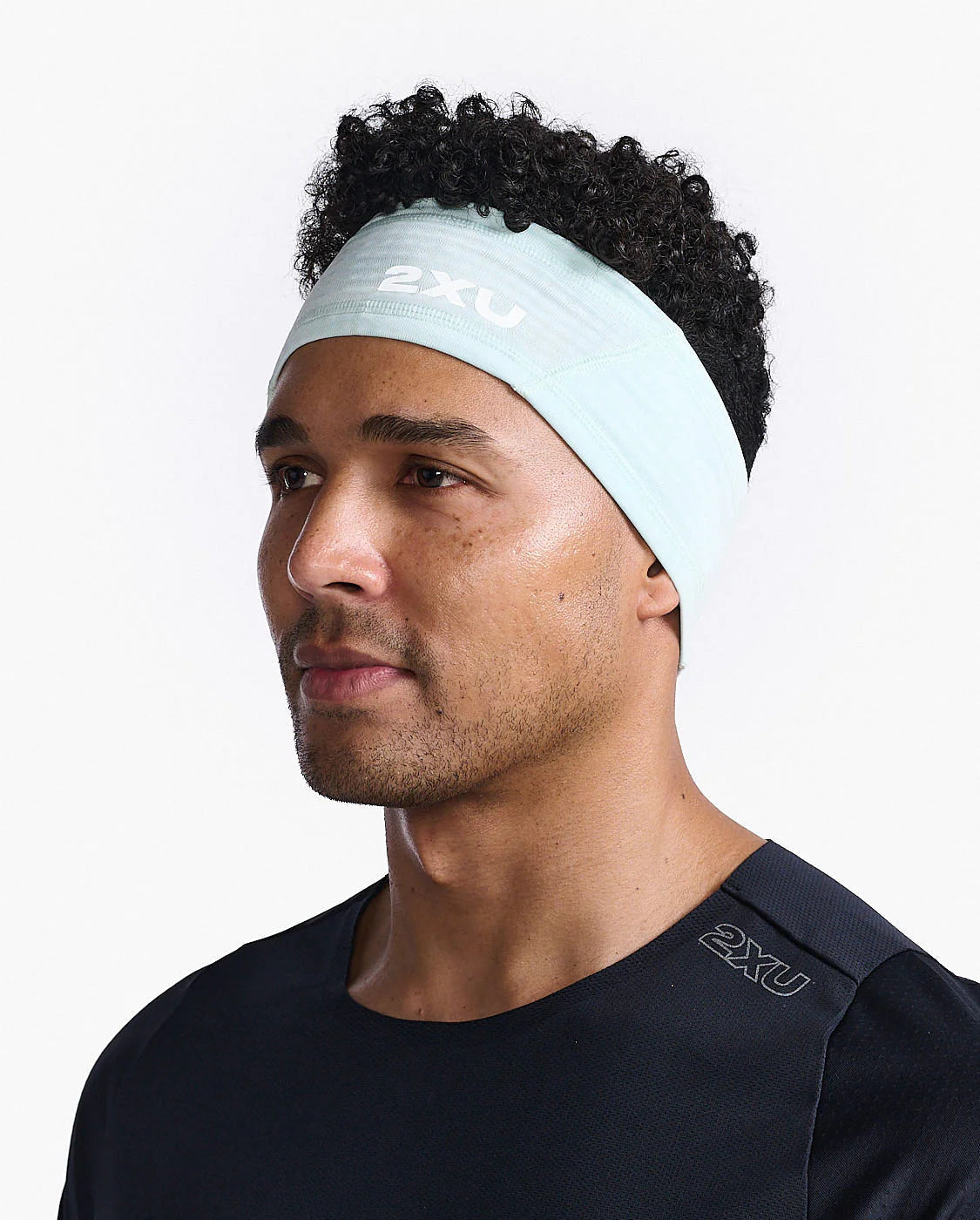 2XU Ignition Headband Unisex - Reflective White / Glacier