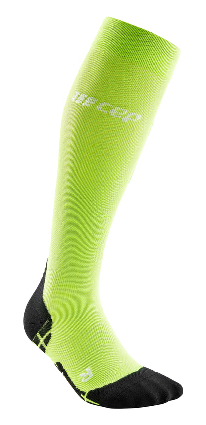 CEP Ultralight Compression Sock Tall Women's - Flash Green / Black