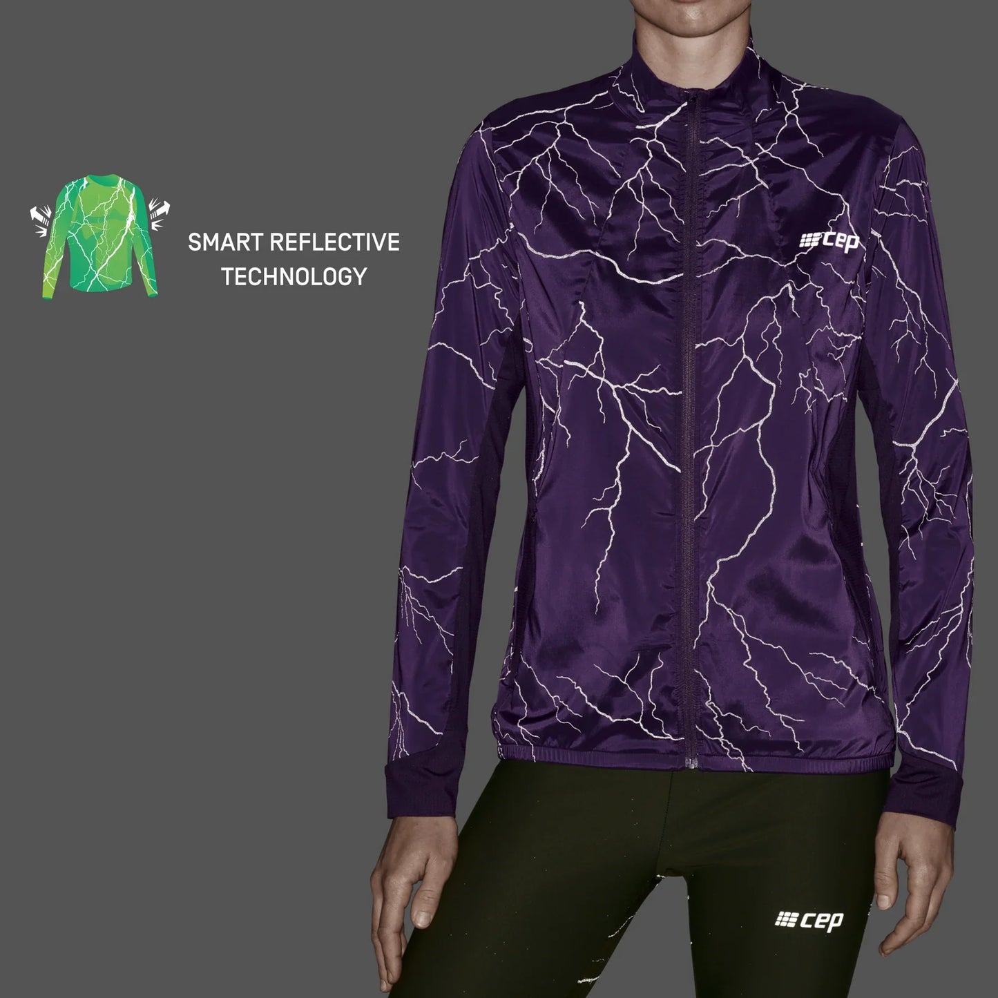 CEP Reflective Windbreaker Women's - Purple